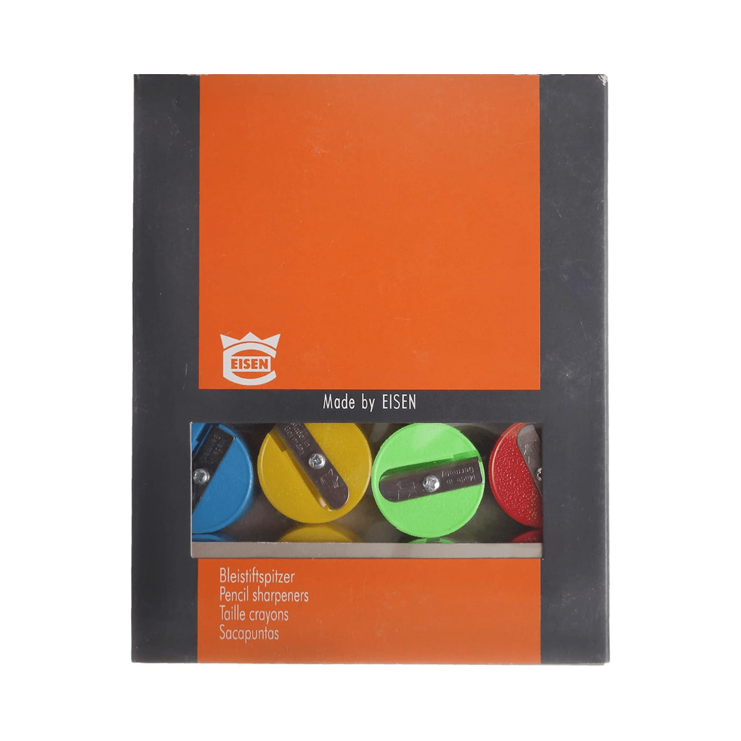 Eisen 110 Round Plastic Sharpener, Assorted Colors - Smart Stationery