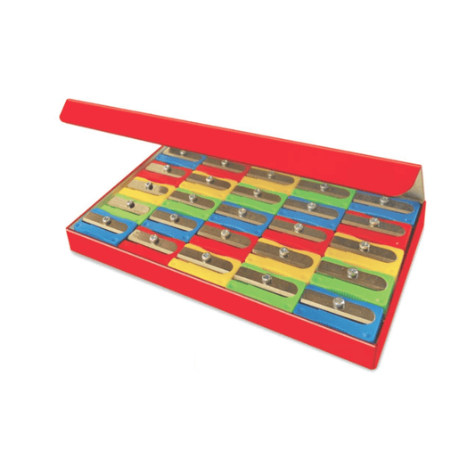 Eisen Pencil Sharpeners With Blades, Assorted Colors - 25 pcs, - Smart Stationery
