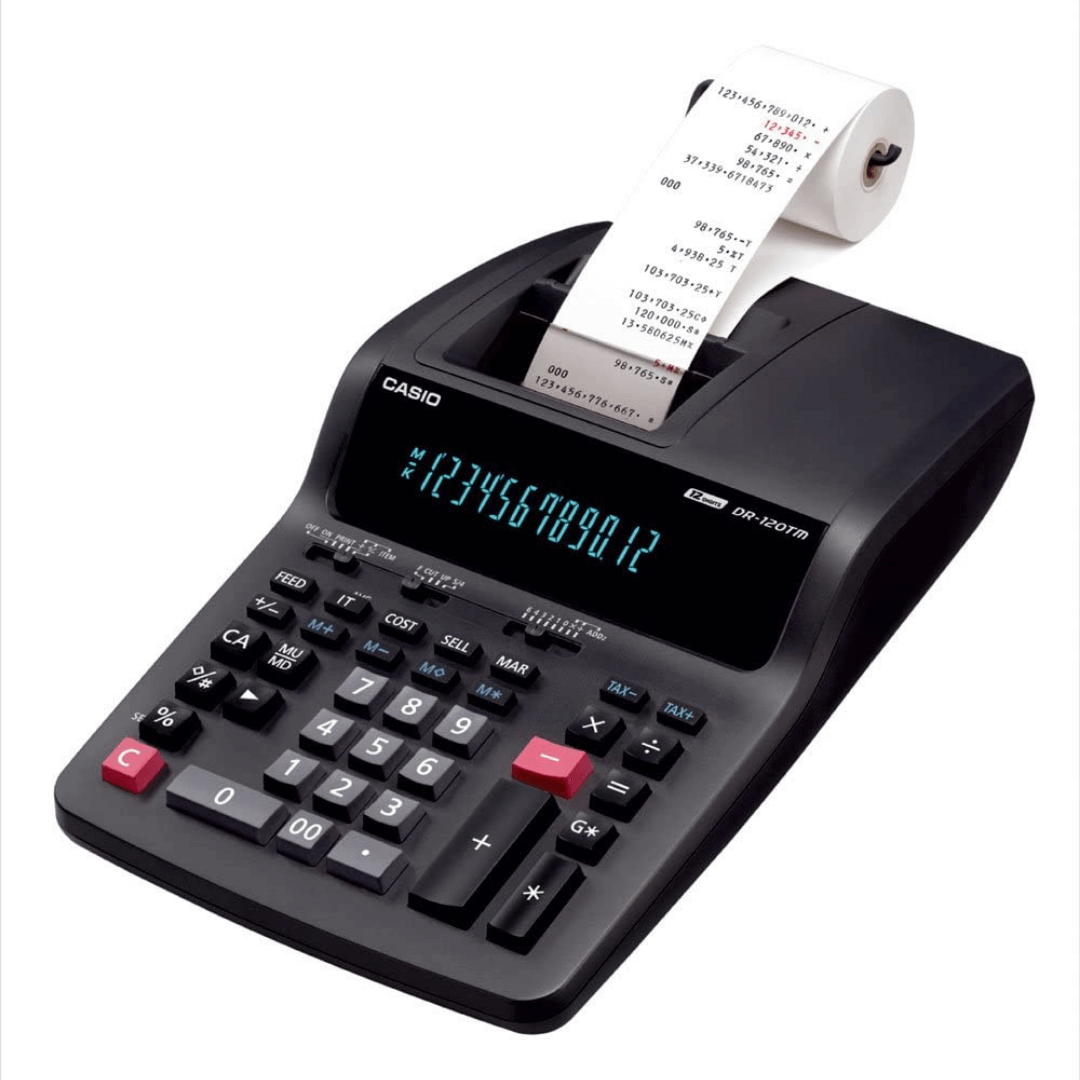 Casio DR-120TM-BK Calculator