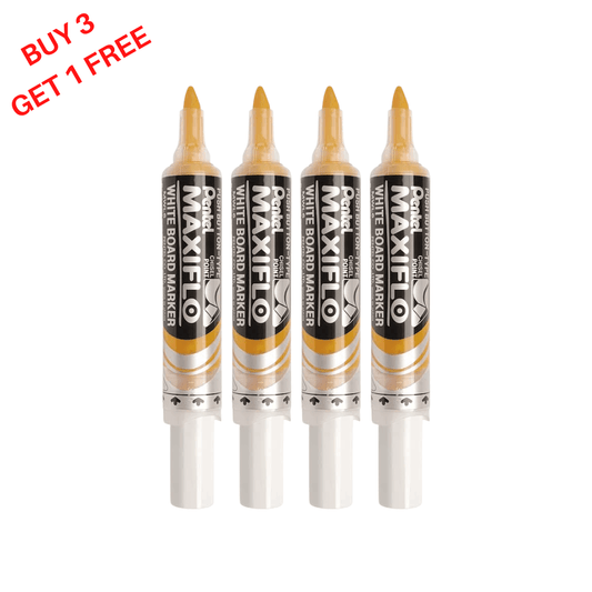 Maxiflo Whiteboard Markers | Dry Wipe Chisel Tip Marker | Liquid Ink