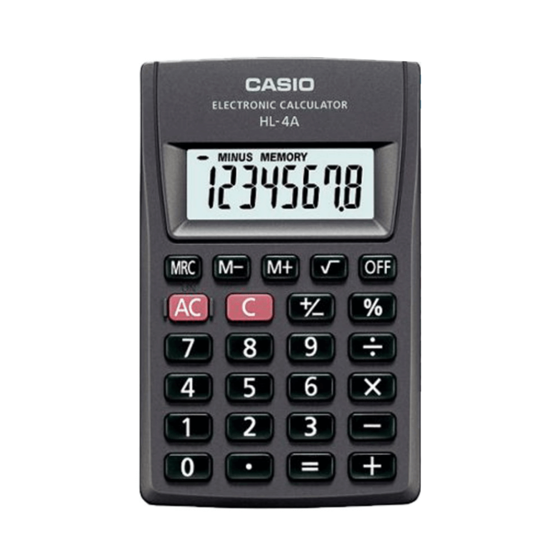 Casio HL-4A-W Calculator