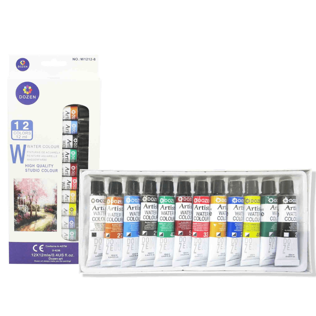dozen watercolors